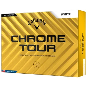 5 boîtes + 2 offertes de balles de golf Callaway Chrome Tour